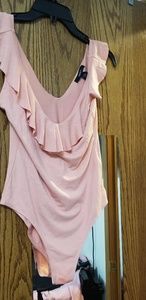Peach Forever 21 bodysuit